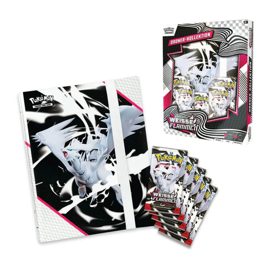 Pokémon – Karmesin & Purpur: KP10.5 – Ordner-Kollektion – Weiße Flammen (DE) - Racoon Cave