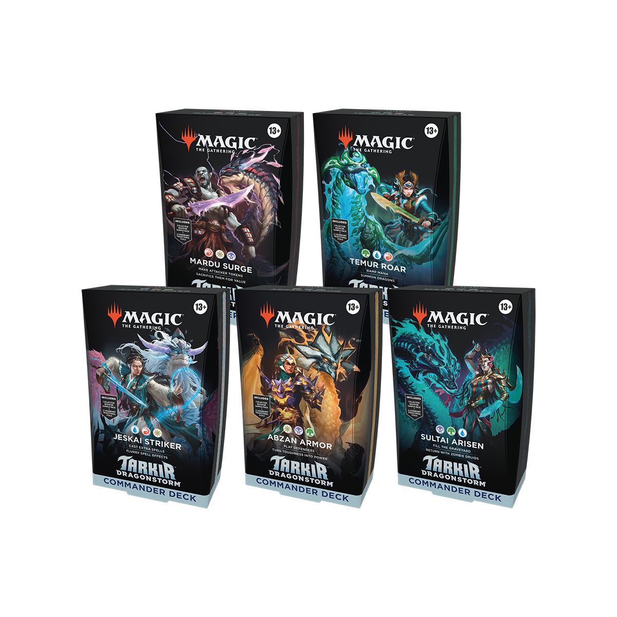 MTG CommanderDeck Display - Tarkir:Dragonstorm EN