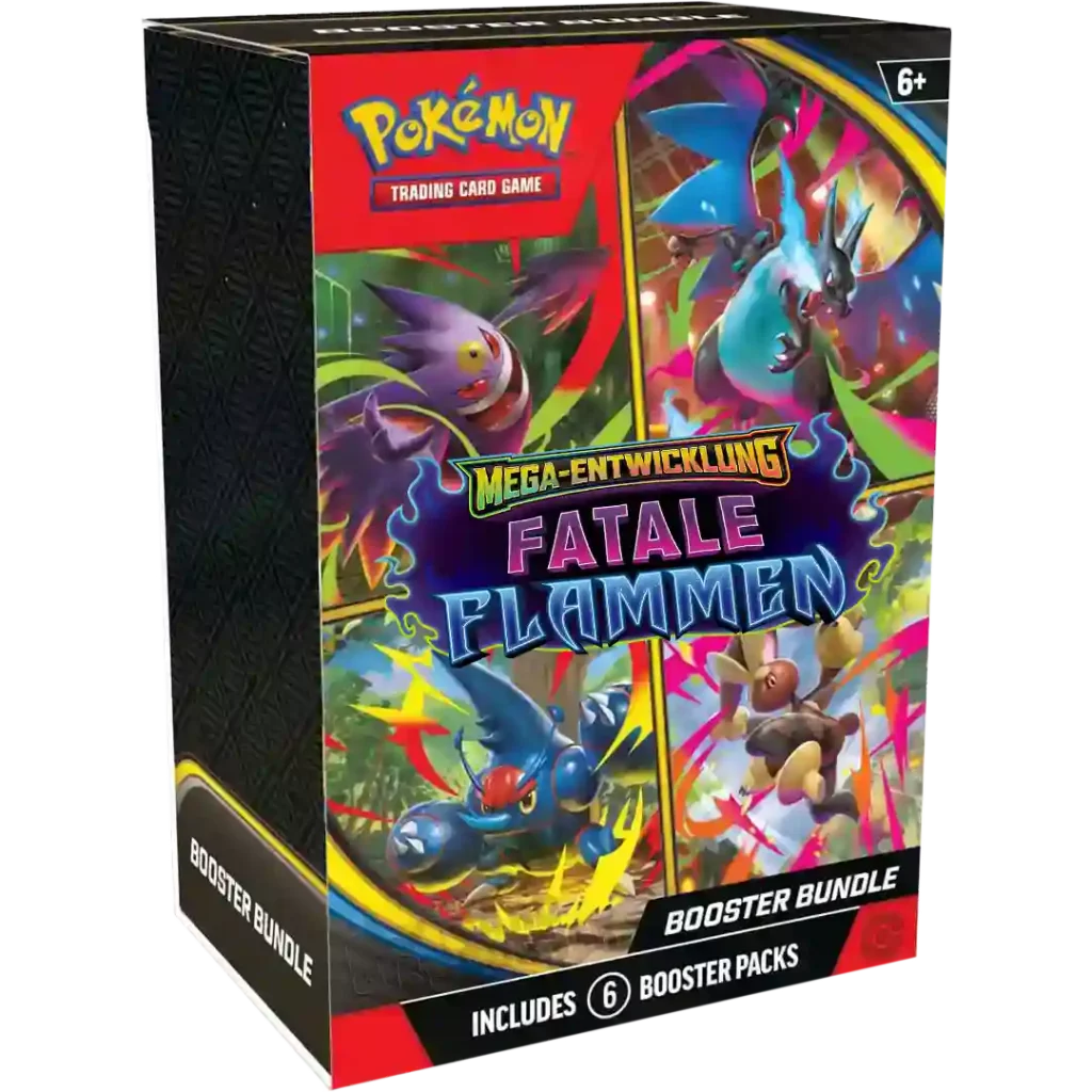 PKM – Mega Entwicklung: Fatale Flamme – Booster-Bundle – DE