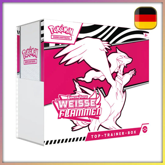 Pokémon – KP 10.5 – Top-Trainer-Box – Weisse Flammen - (DE) - Racoon Cave
