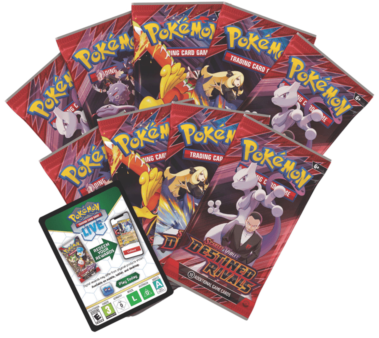 Pokémon TCG: Scarlet & Violet 10 Destined Rivals Elite Trainer Box EN - Racoon Cave