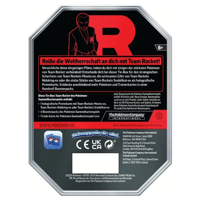 PKM – KP 10 – Team Rockets Snobilikat-ex Tin – DE