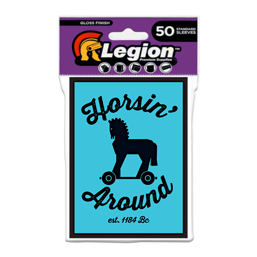 Legion Premium Sleeves Card Supplies Standard Size Gloss Horsin' Around 50Pieces