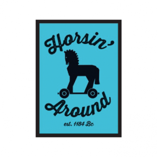 Legion Premium Sleeves Card Supplies Standard Size Gloss Horsin' Around 50Pieces