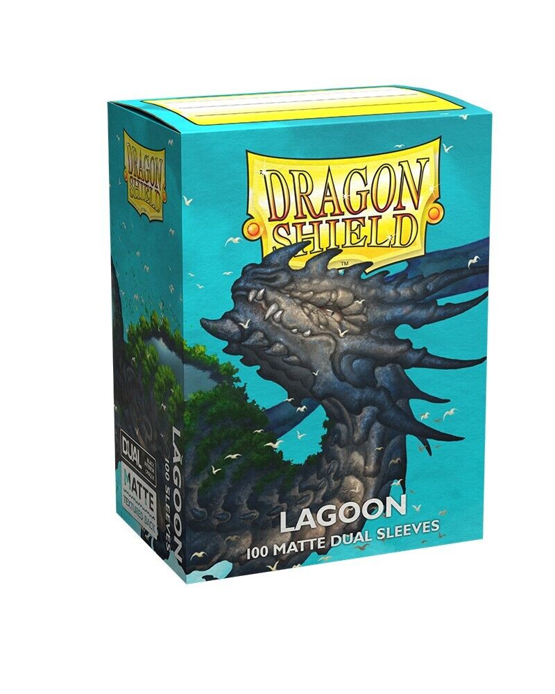 Dragon Shield Sleeves - Dual Matte Lagoon 100 Pieces