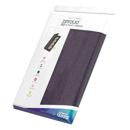 Ultimate Guard Binder - Zipfolio Xenoskin Purple 320 Cards 16-Pockets