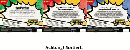 PKM – Mega-Entwicklung: Erhabene Helden – ex-Kollektion – DE - Racoon Cave