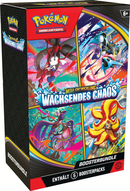 PKM – ME04 Wachsendes Chaos – Boosterbundle – DE