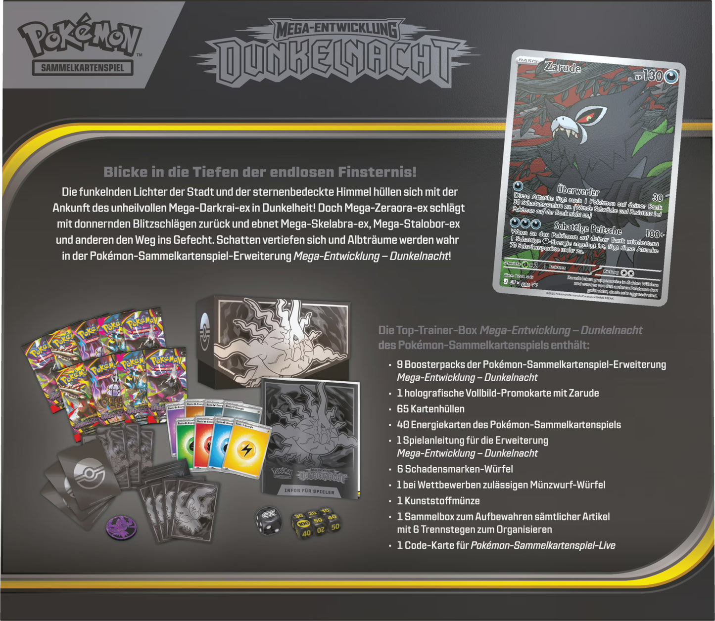 PKM – ME05 Dunkelnacht – Top-Trainer-Box MBE4 – DE - Racoon Cave