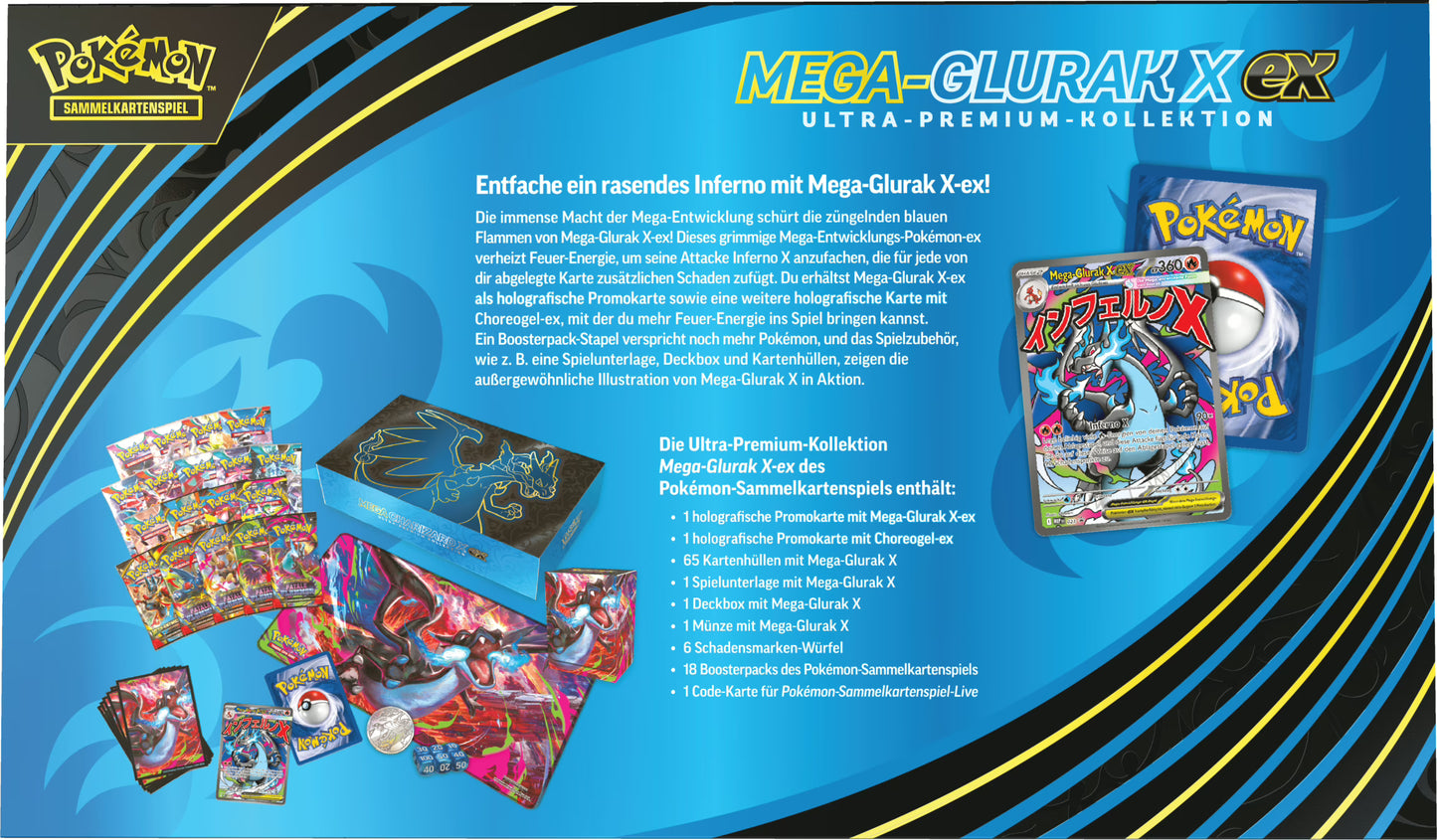 PKM – Ultra-Premium-Kollektion Mega-Glurak X-ex – DE