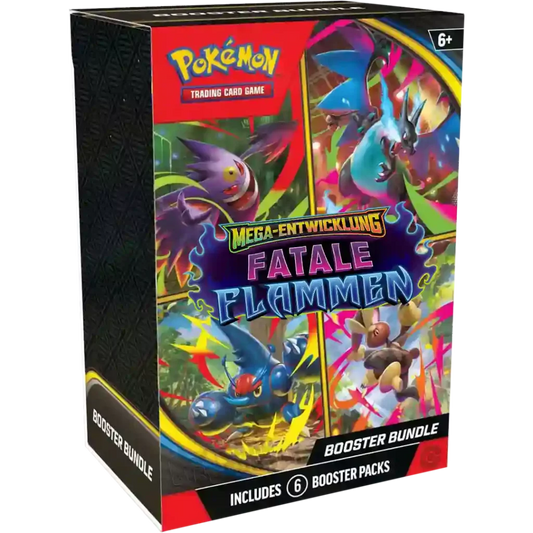 PKM – Mega Entwicklung: Fatale Flamme – Booster-Bundle – DE