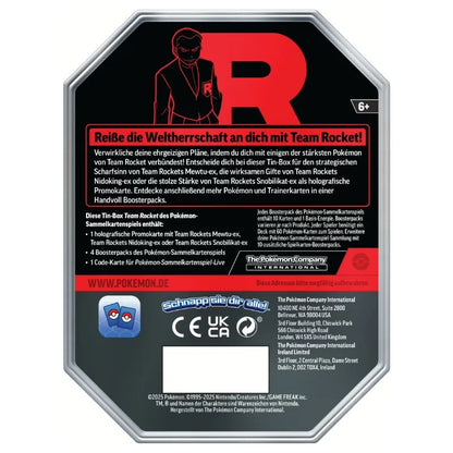 PKM – KP 10 – Team Rockets Mewtu-ex Tin – DE