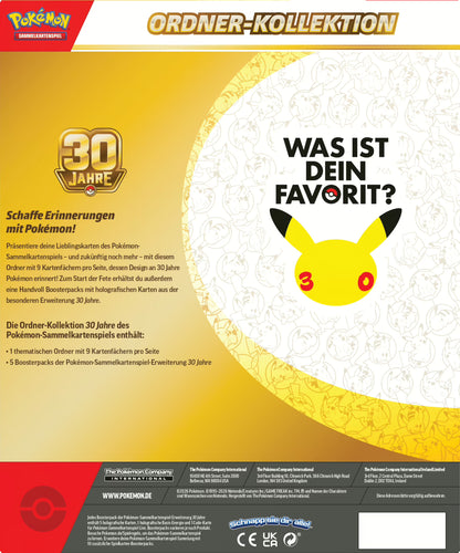 PKM – 30 Jahre – Ordner Kollektion – DE