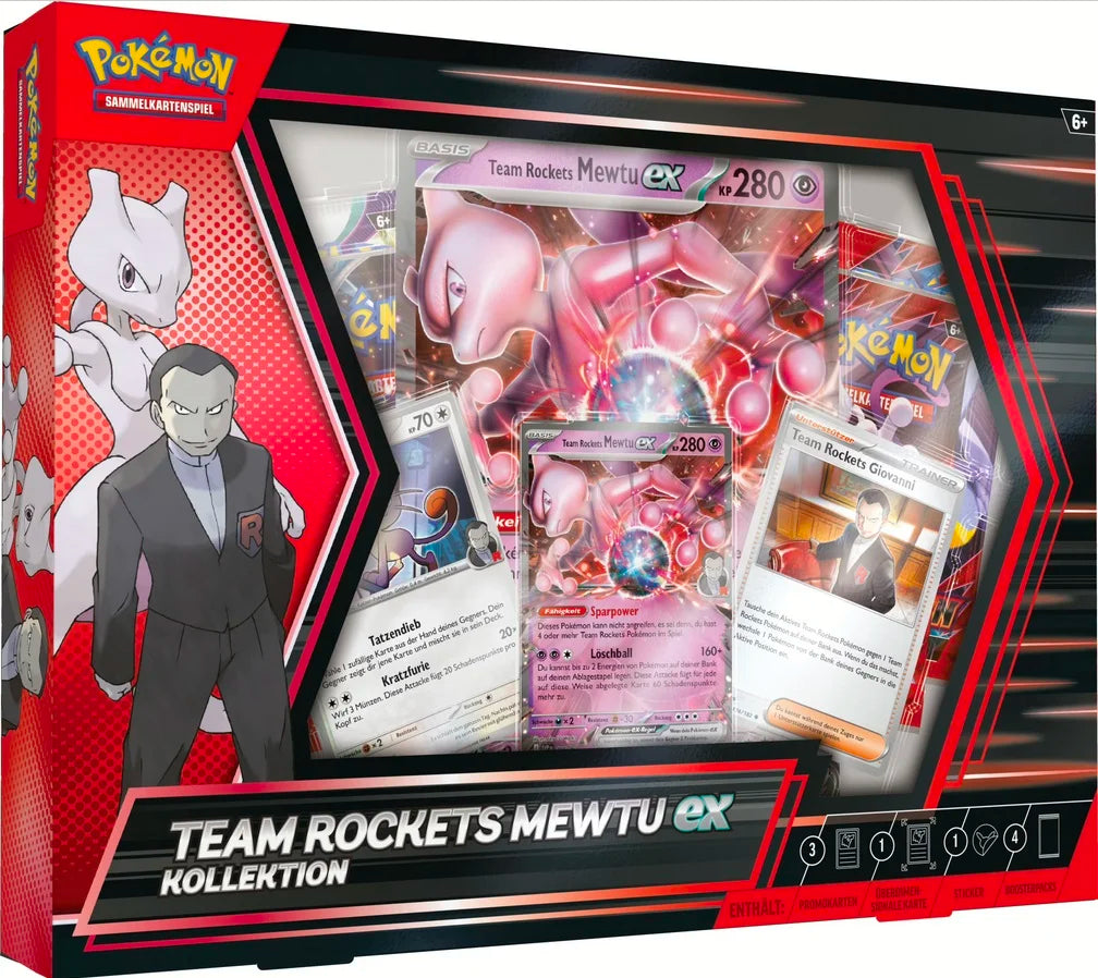 Pokémon – KP 10 – Ewige Rivalen  – Team Rocket's Mewtu-ex – DE